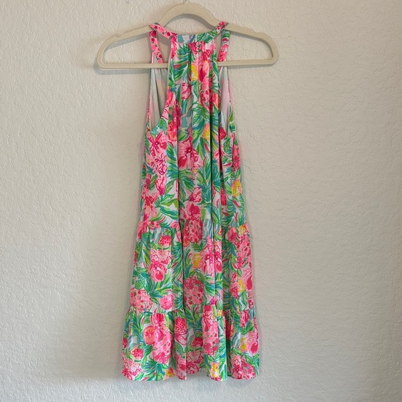 Lilly Pulitzer Carolane Lileeze Halter Swing Dress Size XXS - Picture 4 of 5